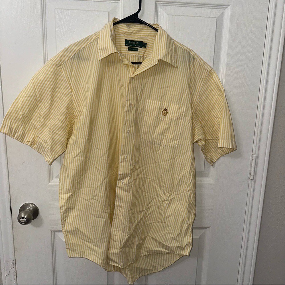 Ralph Lauren Yellow Striped Shirt